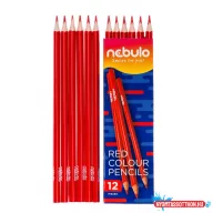 Színes ceruza NEBULO szóló háromszög piros PC-TR-1
