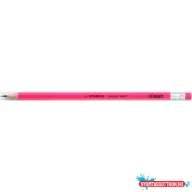   Grafit ceruza STABILO Swano neon rózsa test radíros 4907/56