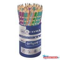   Grafit ceruza LYRA Groove háromszög pasztel 96db/pohár HB 1763961