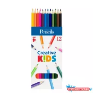 Színes ceruza 12/klt ICO Creative Kids hatszög