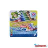 Színes ceruza 24/klt JOLLY Aqua fémdobozban 3001-0002