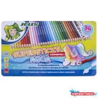 Színes ceruza 36/klt JOLLY Aqua fémdobozban 3001-0003