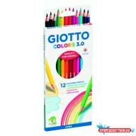 Színes ceruza 12/klt GIOTTO Colors 3.0 276600