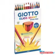   Színes ceruza 12/klt GIOTTO Elios Giant háromszögletű 221500