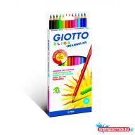   Színes ceruza 12/klt GIOTTO Elios Tri háromszögletű 275800