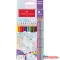 Színes ceruza 12/klt FABER -CASTELL hatszögletű 10+3db unikornis FC111219