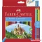 Színes ceruza 24/klt FABER-CASTELL Bicolor +3db kétvégű színessel 110324