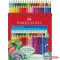 Színes ceruza 48/klt FABER-CASTELL Grip gumi pöttyös 112449