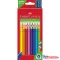 Színes ceruza 20/klt FABER-CASTELL Grip Junior háromszög hegyezővel 116520