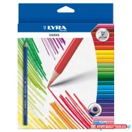 Színes ceruza 24/klt LYRA Osiris háromszög 2521240
