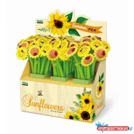   Golyóstoll LEBEZ Flexi Summer pen, sunflower /36db/displ/ 82103