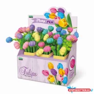 Golyóstoll LEBEZ Plump pen Tulips /36db/displ/ 82104