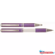 Golyóstoll ZEBRA SL-F1 (0,24mm) metál lila