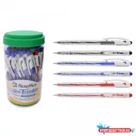   Golyóstoll FLEXOFFICE (0,7mm) eldobható (34kék+8fekte+8piros) FO-Gelb 09
