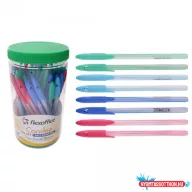   Golyóstoll FLEXOFFICE Candee vegyes tolltest kék tinta (50db/dob) FO-027
