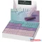 Radír FABER-CASTELL RollOn Sparkle pvc mentes vegyes szín /rózsa, lila, kék/ 187310