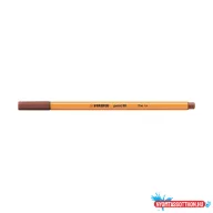 Tűfilc STABILO Point 88/75 (0,4 mm) vörösbarna