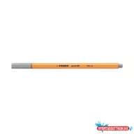 Tűfilc STABILO Point 88/95 (0,4 mm) közép szürke