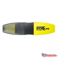 Szövegkiemelő FOCUS (1-4mm) vágott végű citromsárga