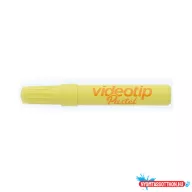   Szövegkiemelő VIDEOTIP pasztell (1-4mm) vágott végű sárga