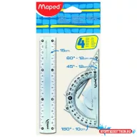 Vonalzó 4/klt MAPED mini 242815