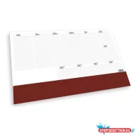Könyöklő jegyzet T110 (41x57) bianco bordó