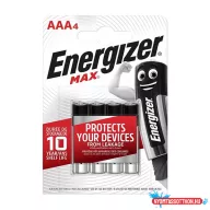 Elem ENERGIZER Max mikro LR03 AAA/BL4