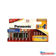   Elem PANASONIC tartós alkáli elem micro LR03EPS-12HH AAA 8+4