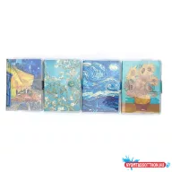 Notesz PVC A/7 élnyomott Van Gogh 1500-10