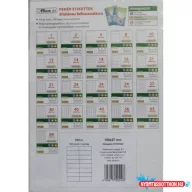   Etikett címke OFFICE 21,TOPSTICK (105x37) univerzális OF107 16 etikett / lap