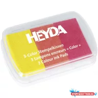   Bélyegzőpárna HEYDA 3 szín piros/narancs/sárga 204888462
