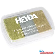Bélyegzőpárna HEYDA 3 szín arany/ezüst/bronz 204888466