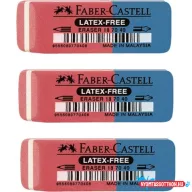 Radír FABER-CASTELL 7070-40 kék-piros kaucsuk 187040