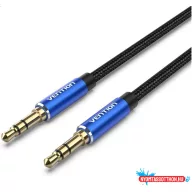   Vention 3.5mm jack/M ->  3.5mm jack/M,  (audio,szövet), 5m, kábel