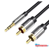 VENTION 3.5mm M to 2RCA M Audio kábel  1M