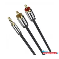 VENTION 3.5mm M to 2RCA M Audio kábel  10M