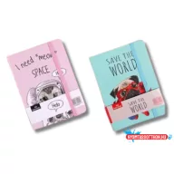 Cuki mintájú keményfedeles vonalas notesz (A5)