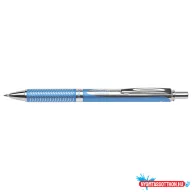   Rollertoll 0,35mm, fém skyblue test, Pentel Energel BL407S-A, írásszín kék