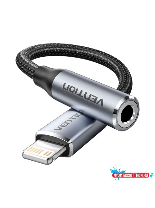 Vention 3.5mm jack/F -> Lightning, 0,1m, kábel
