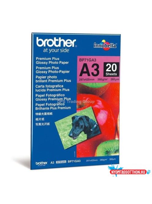 Brother BP71GA3 fotópapír A3 (Eredeti)
