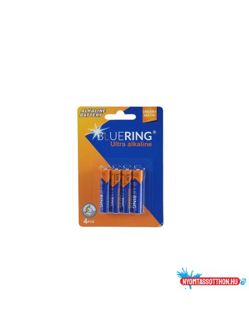 Elem AAA mikro ceruza LR03 tartós alkáli 4 db/csomag, Bluering®