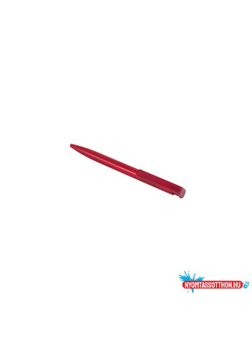 Golyóstoll 0,8mm, nyomógombos műanyag piros test, S88, Bluering® írásszín piros