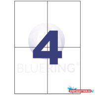 Etikett címke, 105x148mm, 4 címke/lap Bluering®