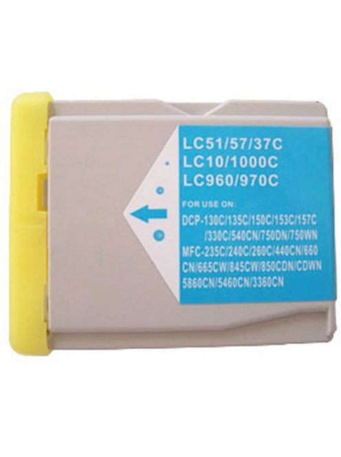 Starink LC1000 / LC970 cyan utángyártott tintapatron (chipes) (db)
