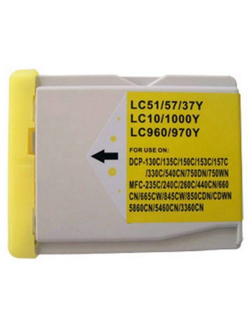 Starink LC1000 / LC970 yellow utángyártott tintapatron (chipes) (db)