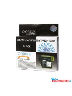   Brother CB11/LC980/LC1100XL tintapatron black ORINK (utángyártott)