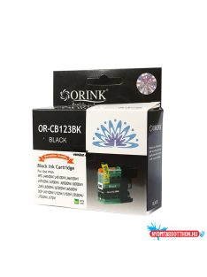 Brother LC123 tintapatron black ORINK (utángyártott)