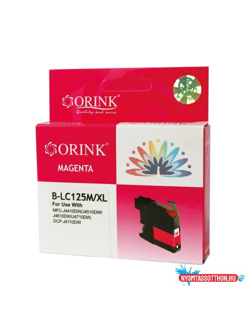 Brother LC125XL tintapatron magenta ORINK (utángyártott)
