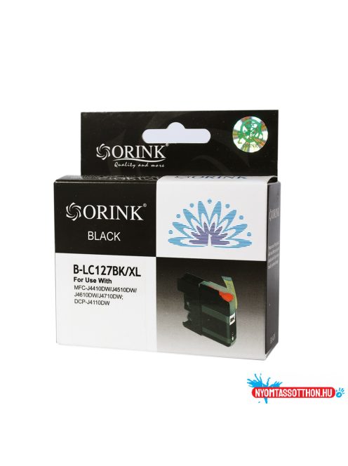 Brother LC127XL tintapatron black ORINK (utángyártott)