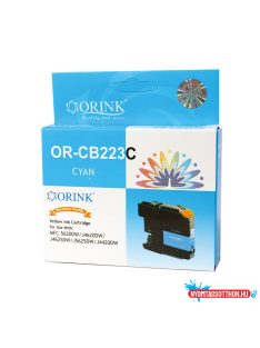 Brother LC223XL tintapatron cyan ORINK (utángyártott)